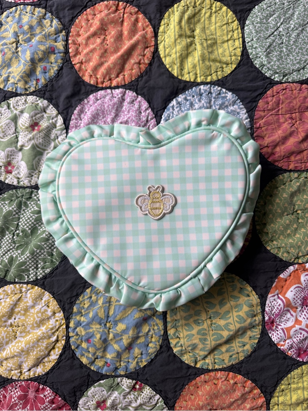 Stoney Clover Lane Heart Pouch